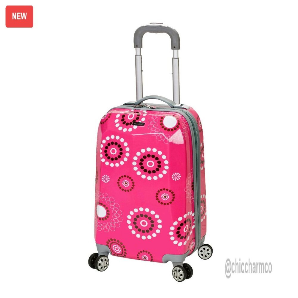 20-Inch Polycarbonate Carry-On Luggage With Spinner Wheels